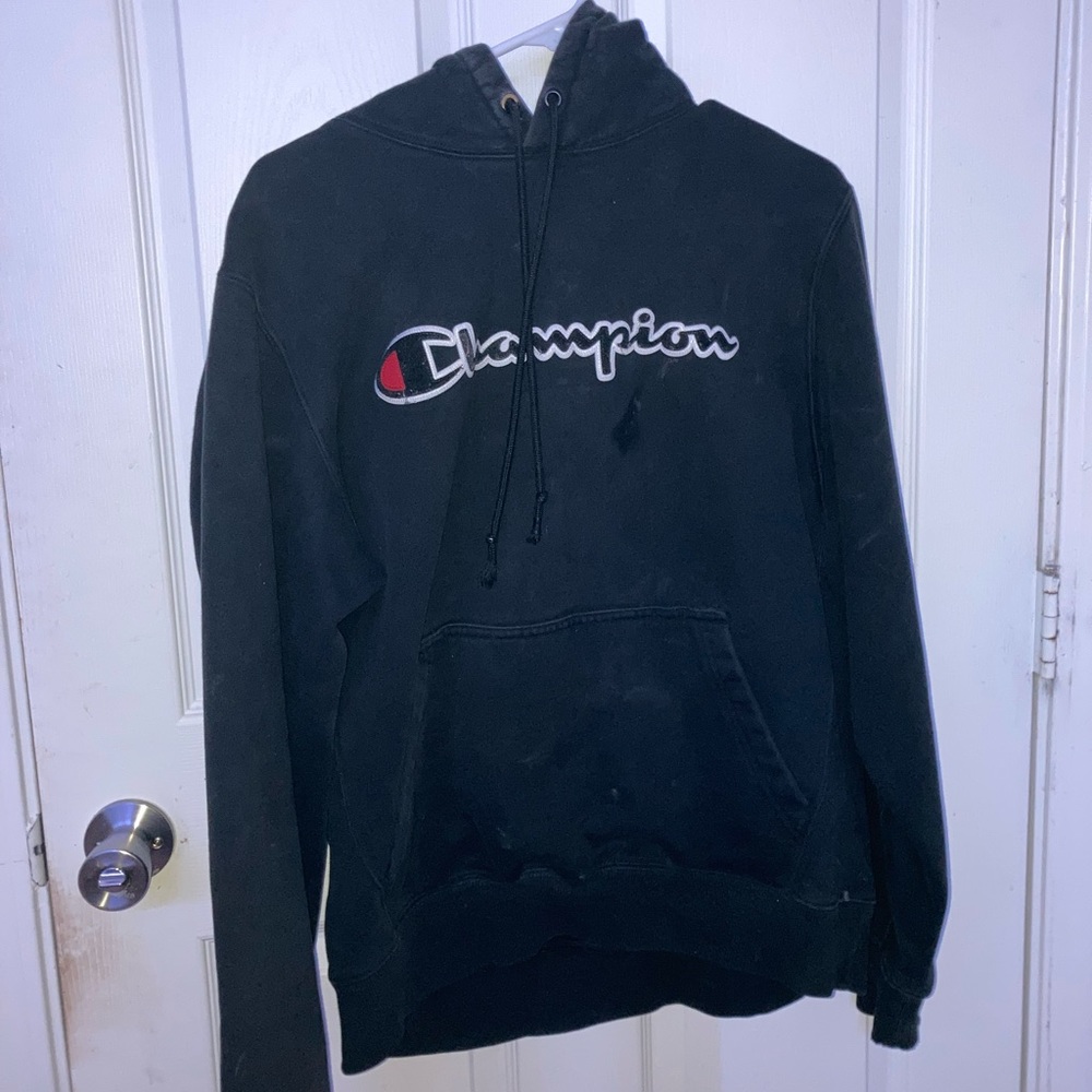 Faded Black Champion Sweater